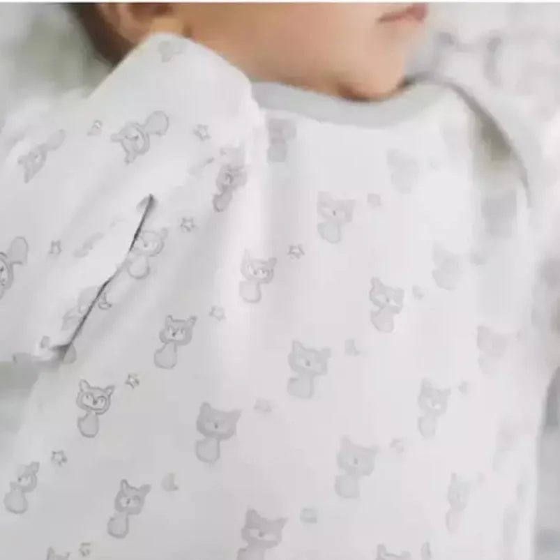 Cotton Sleep Gown - Sterling Tiny Fox