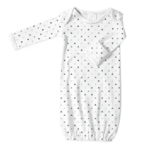 Cotton Sleep Gown - Sterling Tiny Triangles