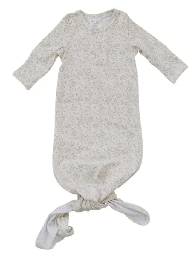 Cream Vines Knot Gown