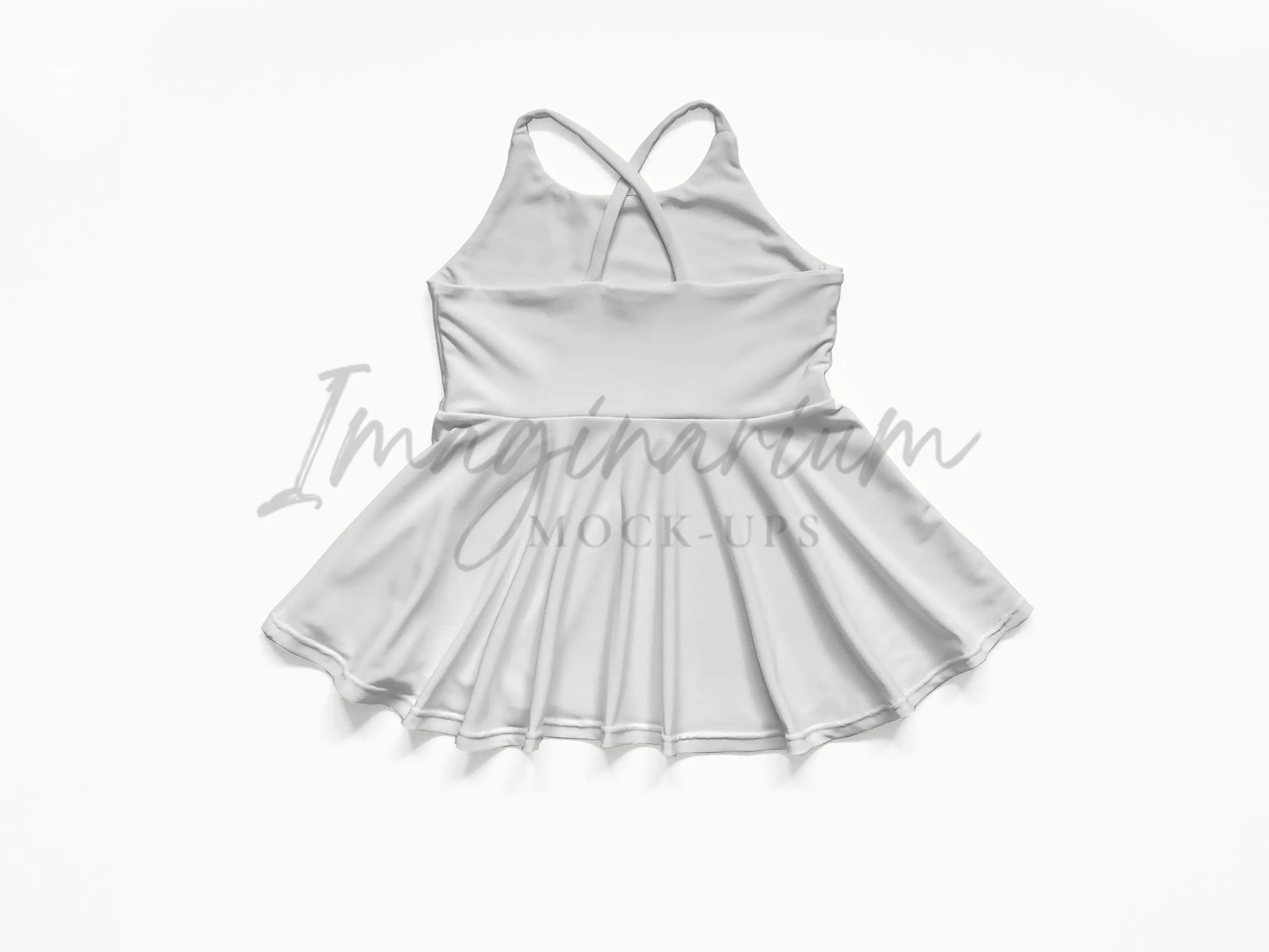 Cross Strap Back Brielle Peplum Mock Up, Realistic Clothing Mockup for Photoshop and Procreate