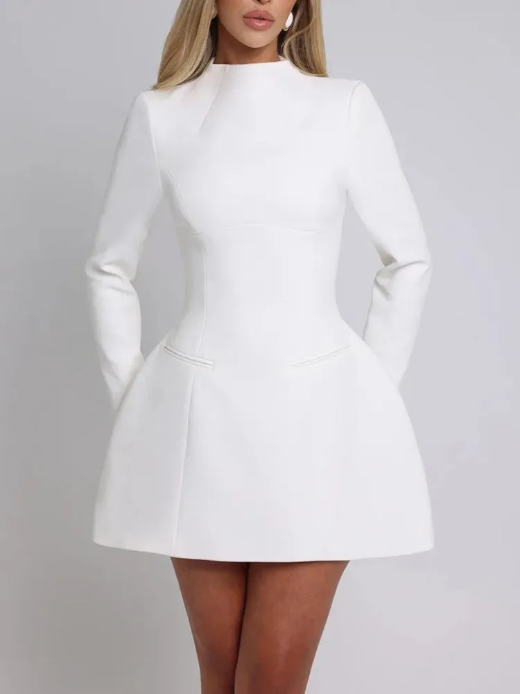 Cut Out Open Back Mini Dress