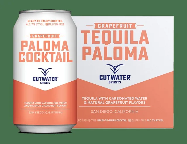 Cutwater Grapefruit tequila paloma 4 pack cans 4x355 ml