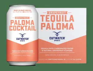 Cutwater Grapefruit tequila paloma 4 pack cans 4x355 ml