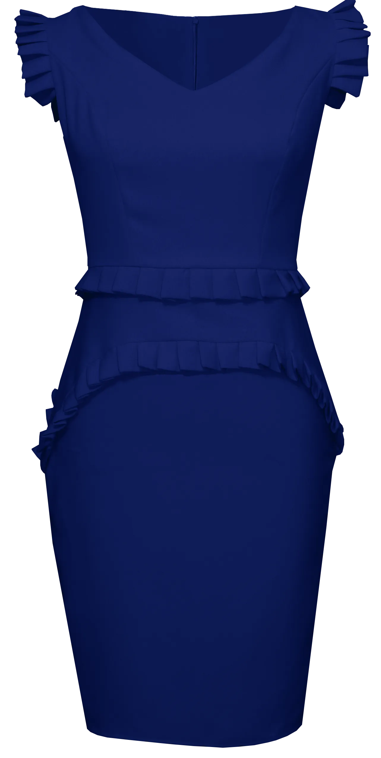 Dark Navy Blue Dress - Everett