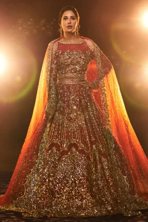 Deep Red  Wedding dresses for Pakistani