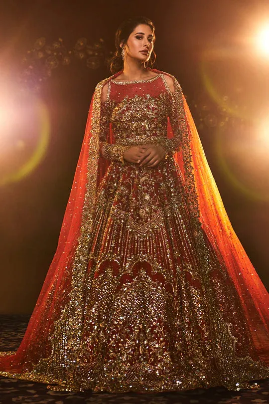 Deep Red  Wedding dresses for Pakistani