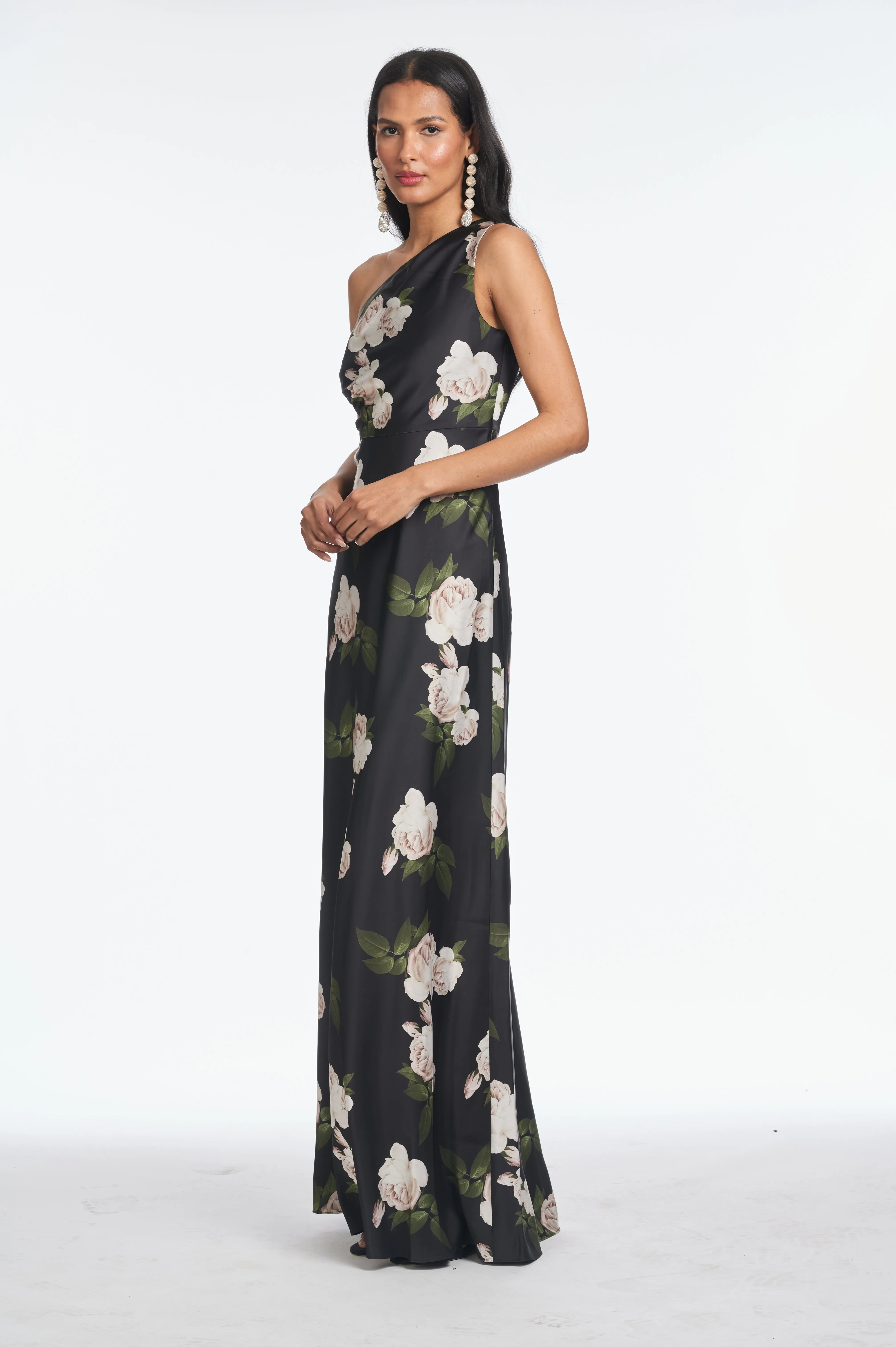 DELPHINE GOWN - OBSIDIAN BLOOMS