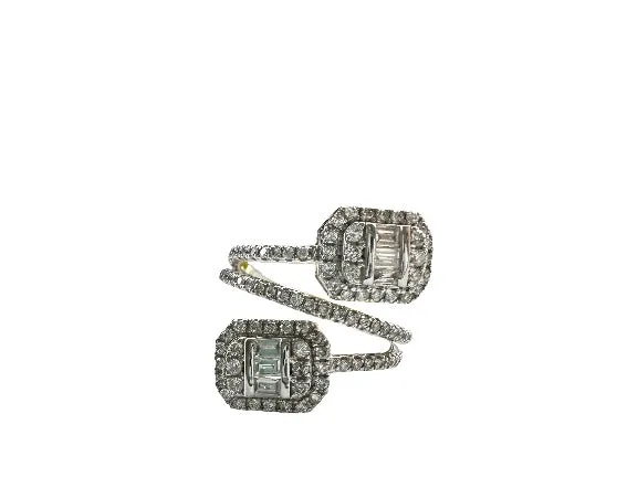 Diamond Twisted Cocktail Ring - 0.72 Carats in 14KT Gold