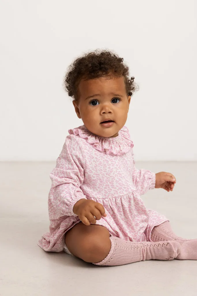 Diora Frill, Dress - Pink Leo