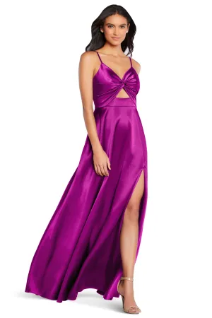 Dominique Cut Out Gown by Aidan Mattox - RENTAL