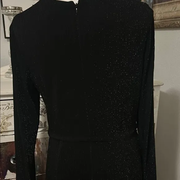 Dress the Population Black Asymmetrical Cut Out Bodycon Dress