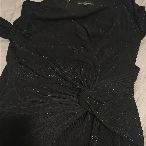 Dress the Population Black Asymmetrical Cut Out Bodycon Dress
