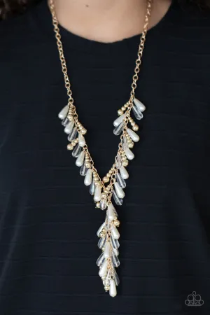 Dripping with DIVA-ttitude Gold Paparazzi Necklace