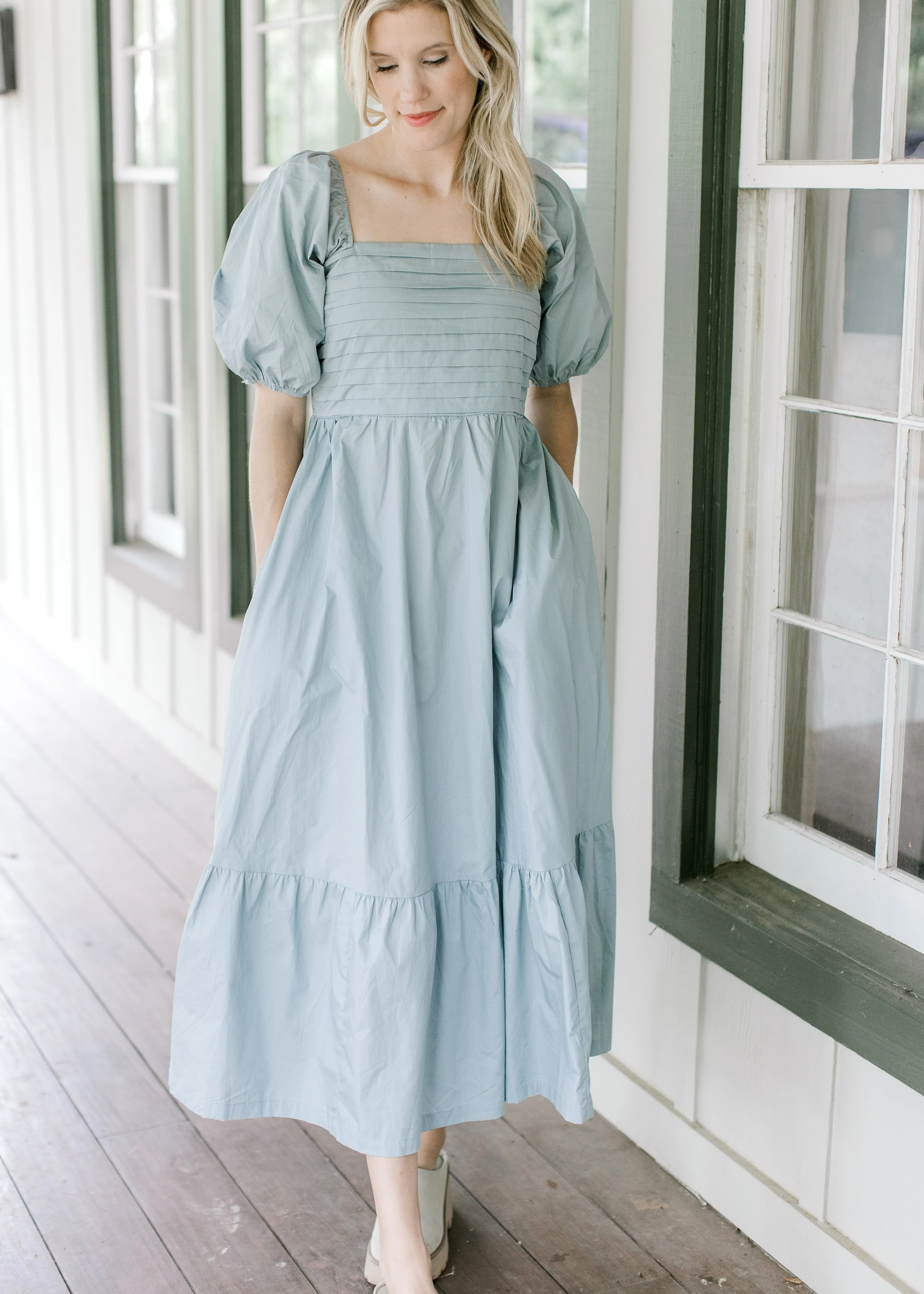 Dusty Blue Dress
