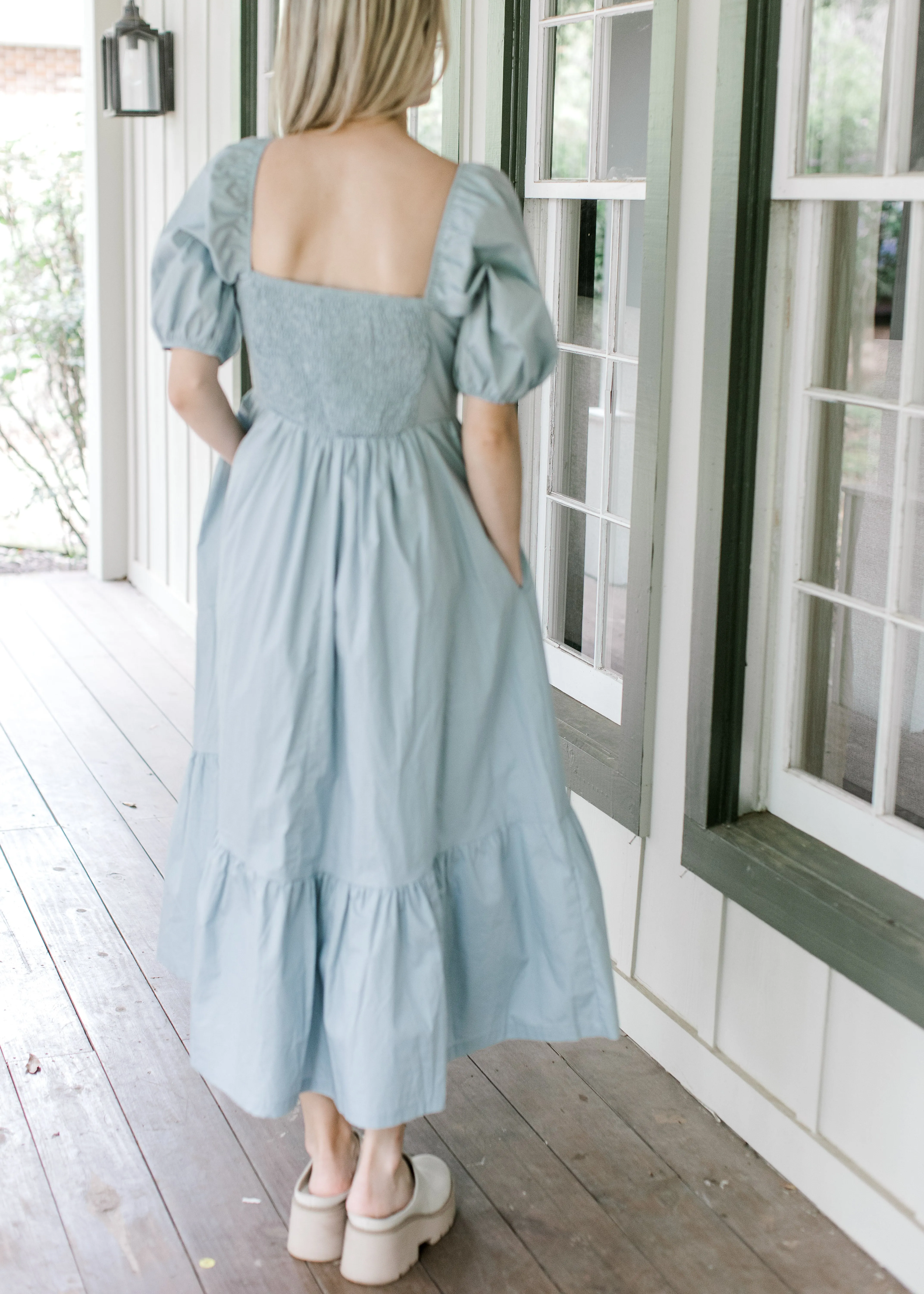 Dusty Blue Dress