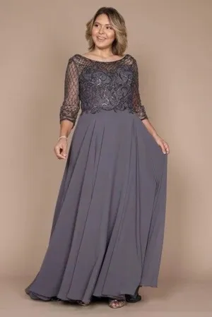 Dylan & Davids Size 2XL DD8919 Charcoal Mother of Bride Dress