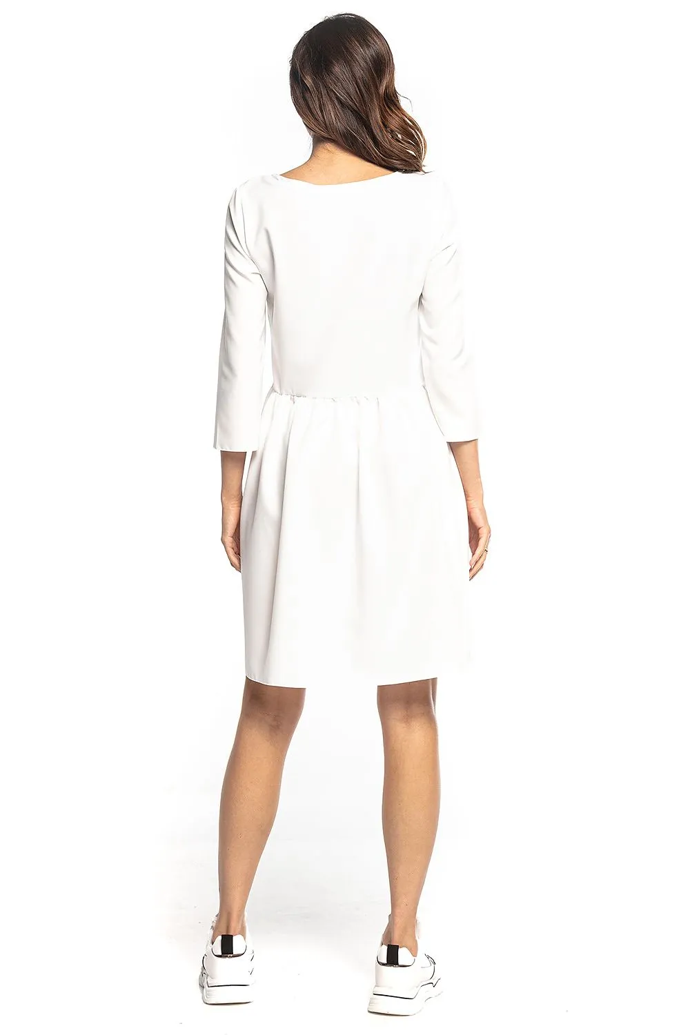Elegant Pleated Midi Dress