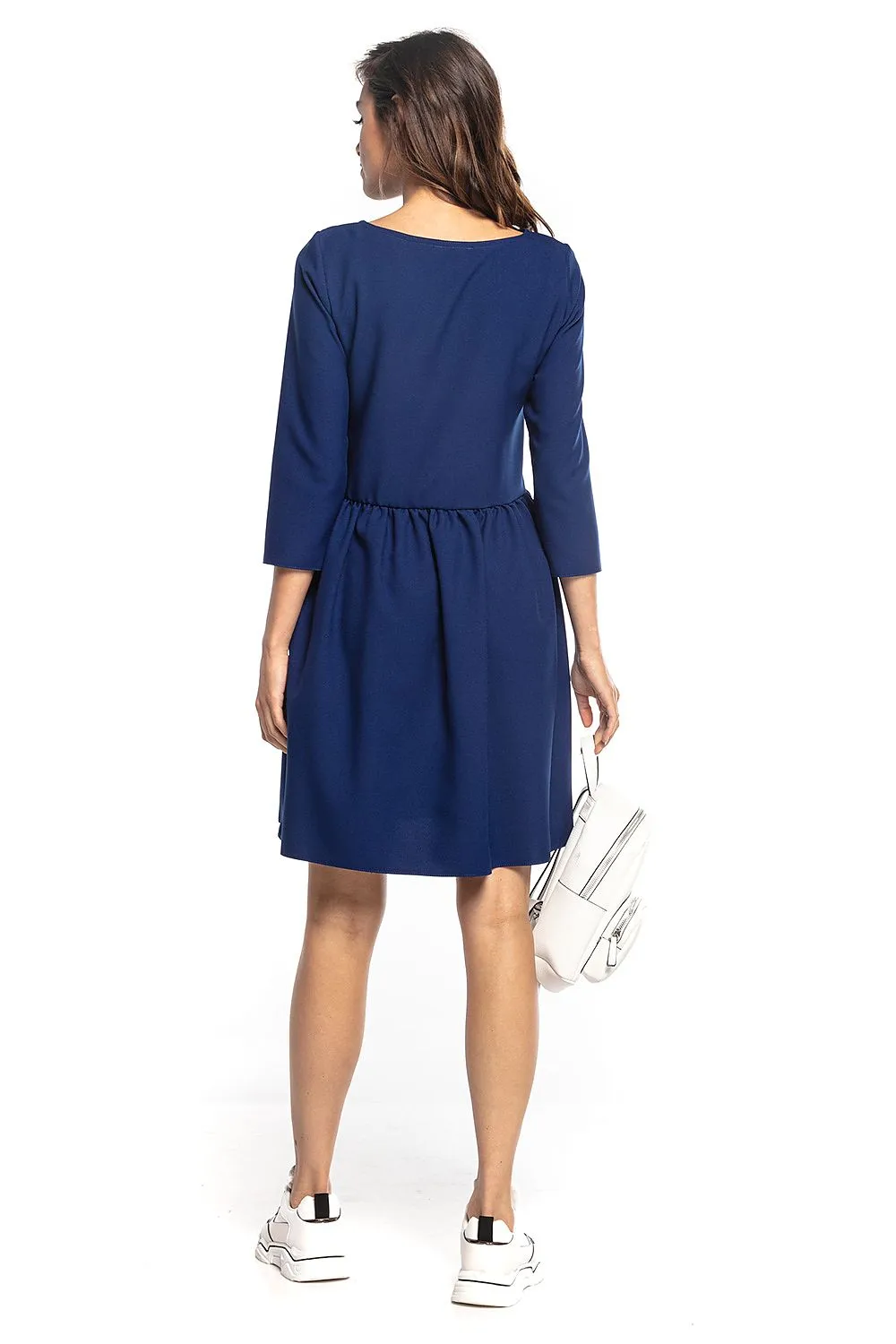 Elegant Pleated Midi Dress