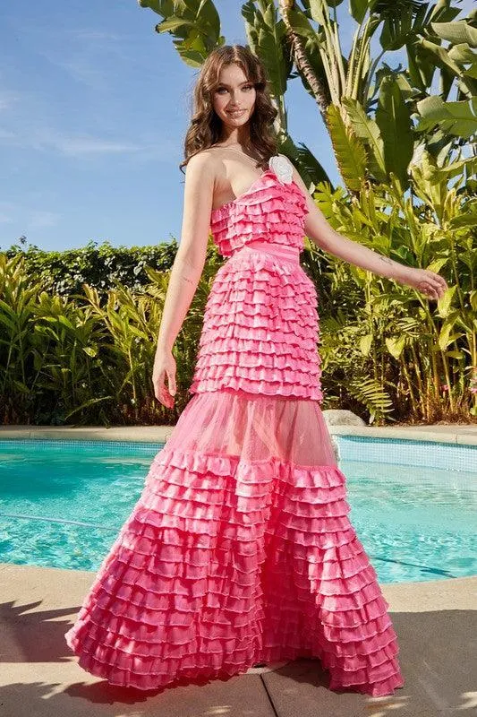 ENCHANDING RUFFLE MAXI DRESS