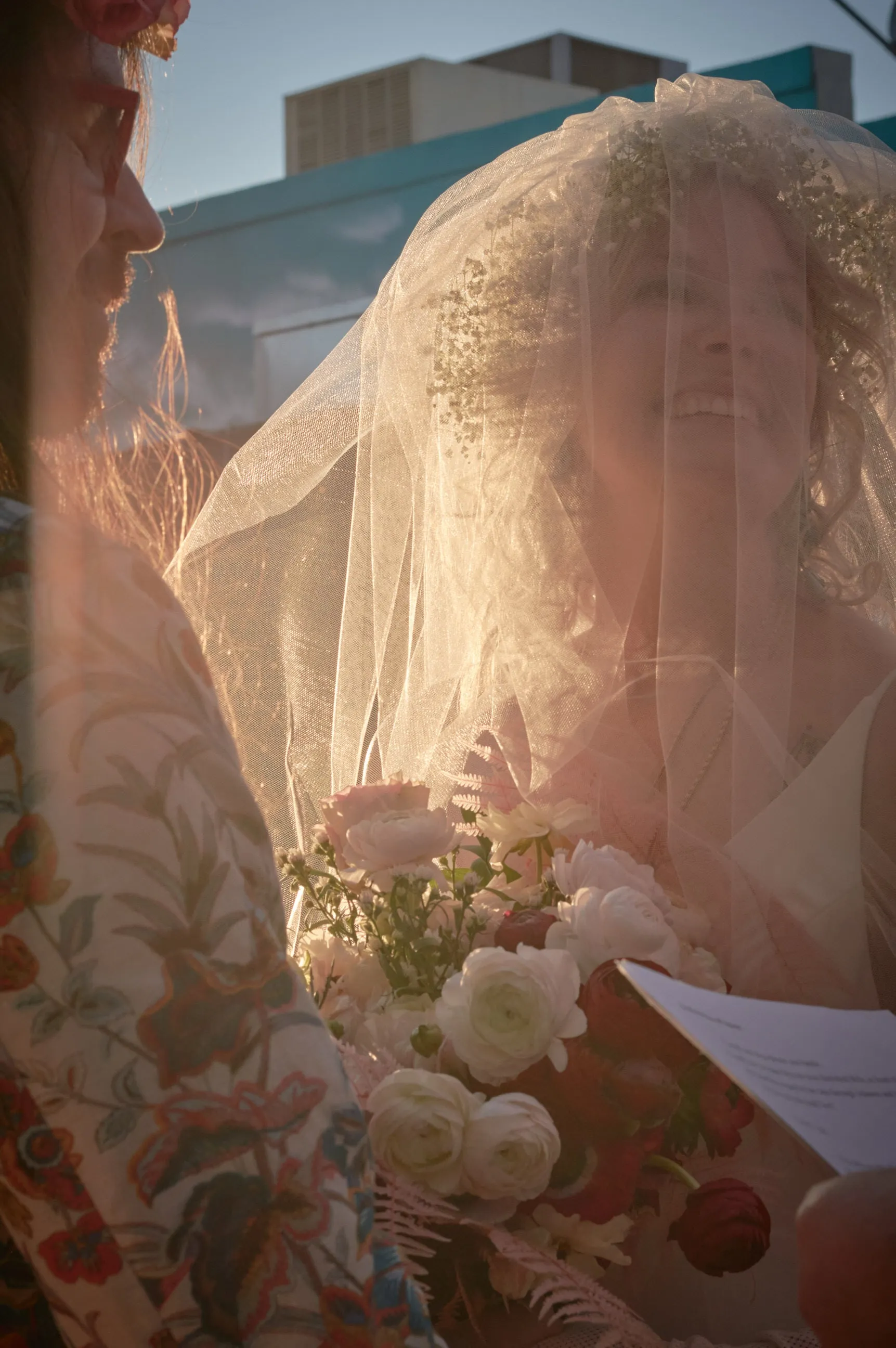 Extra Full Two Tier Cathedral Wedding Veil with Raw Edge