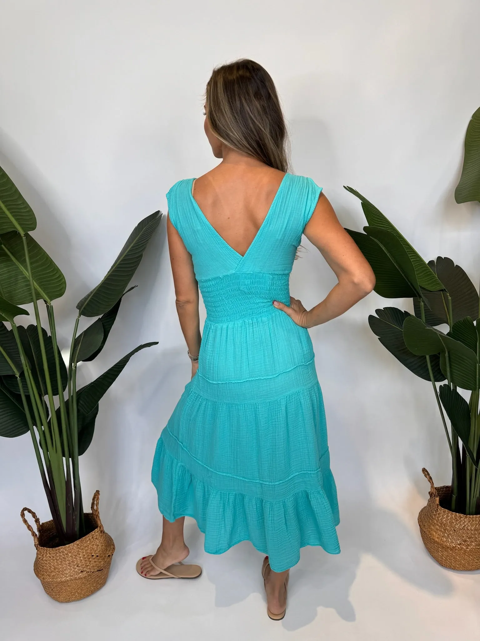 Felicite Smocked Maxi Dress