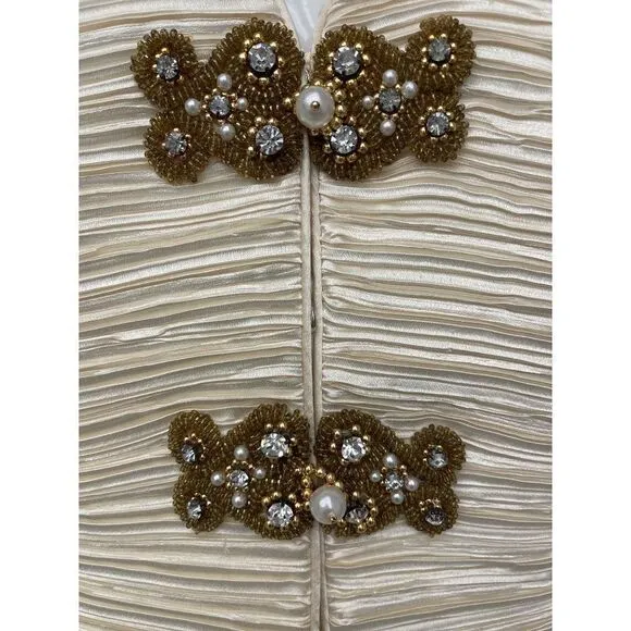 Formal Threads Faux Pearls / Beaded Jacket Size 12