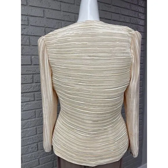 Formal Threads Faux Pearls / Beaded Jacket Size 12