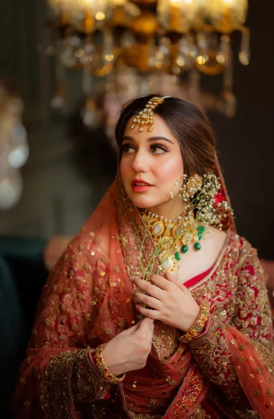 Front Open Gown with an Inner Shirt, Lehenga and Dupatta