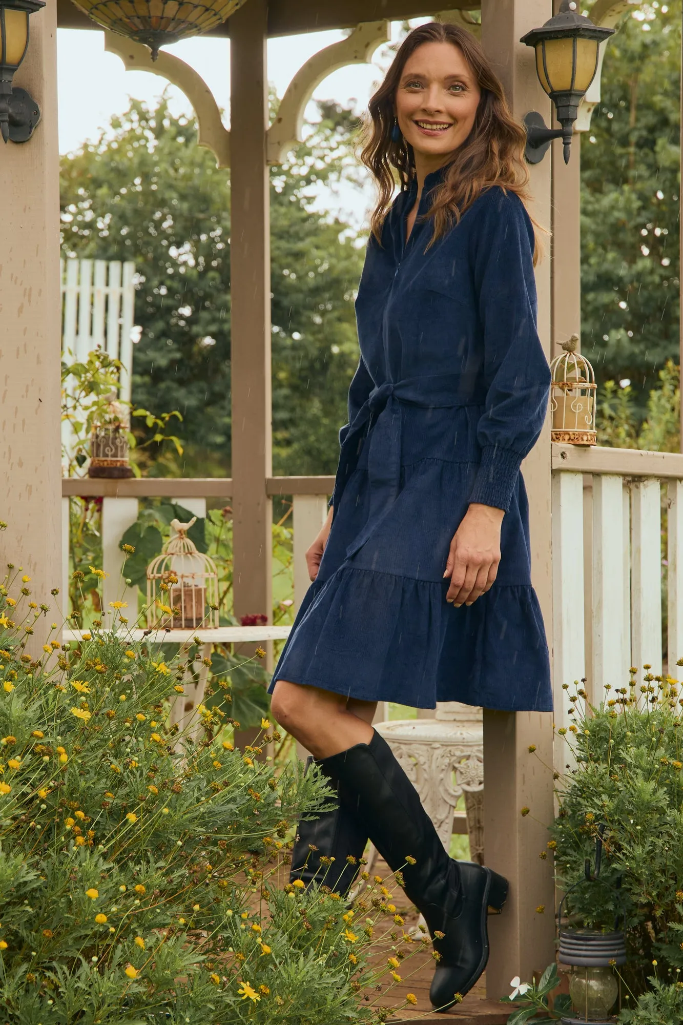 Ginger Dress Navy