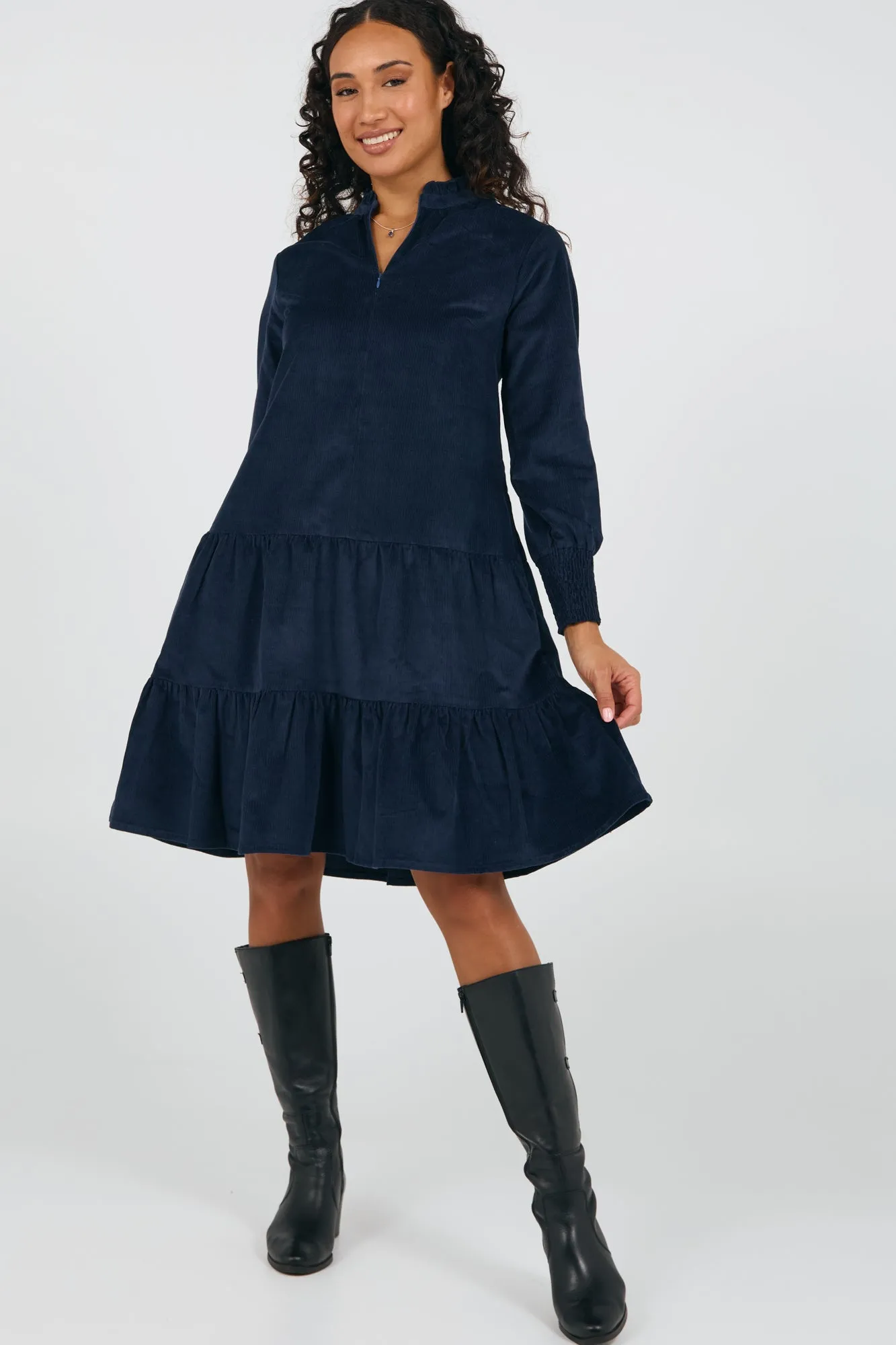 Ginger Dress Navy