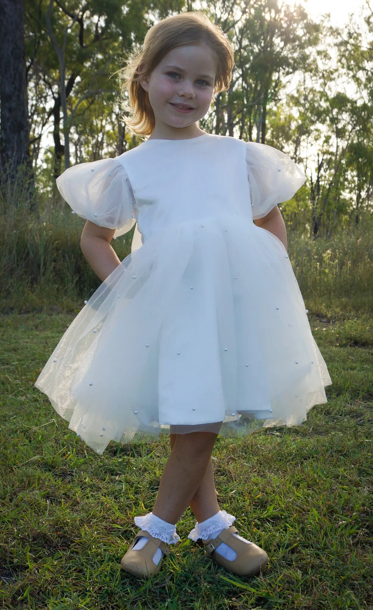 Grace Embellished Couture - Flower Girl Dress