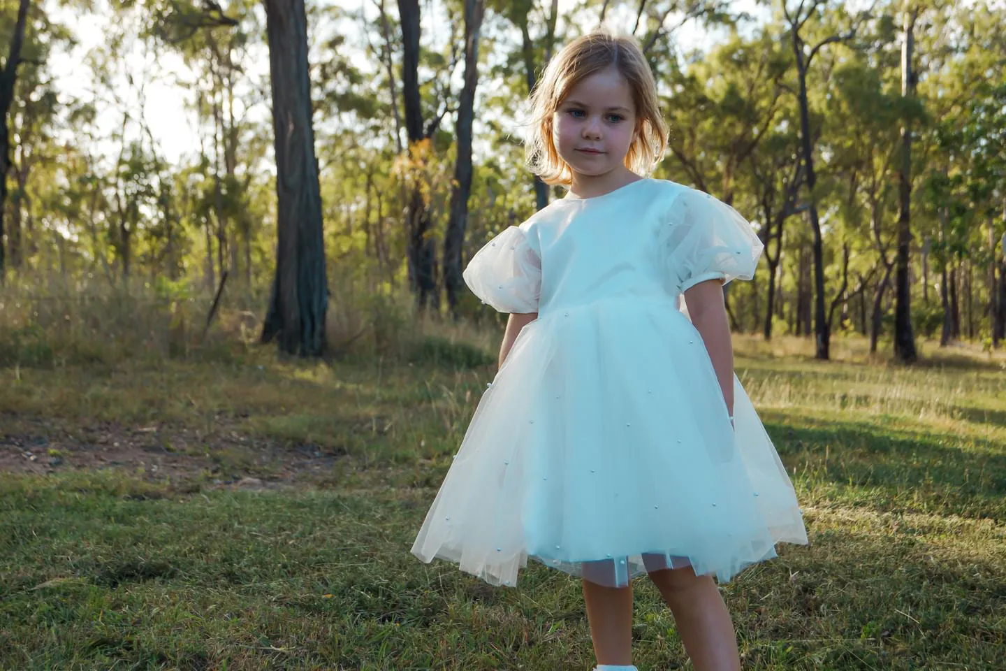 Grace Embellished Couture - Flower Girl Dress
