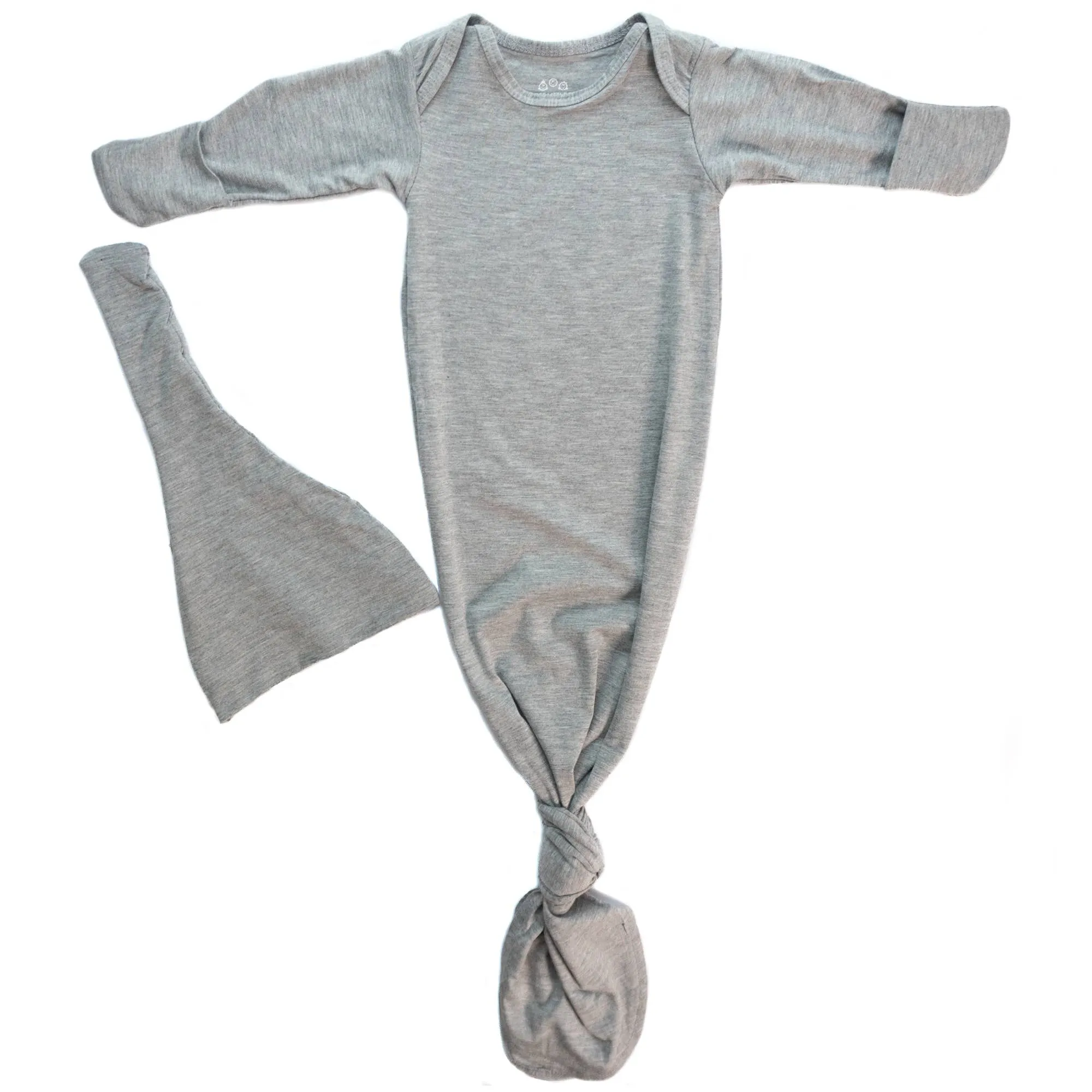 Gray Knotted Gown