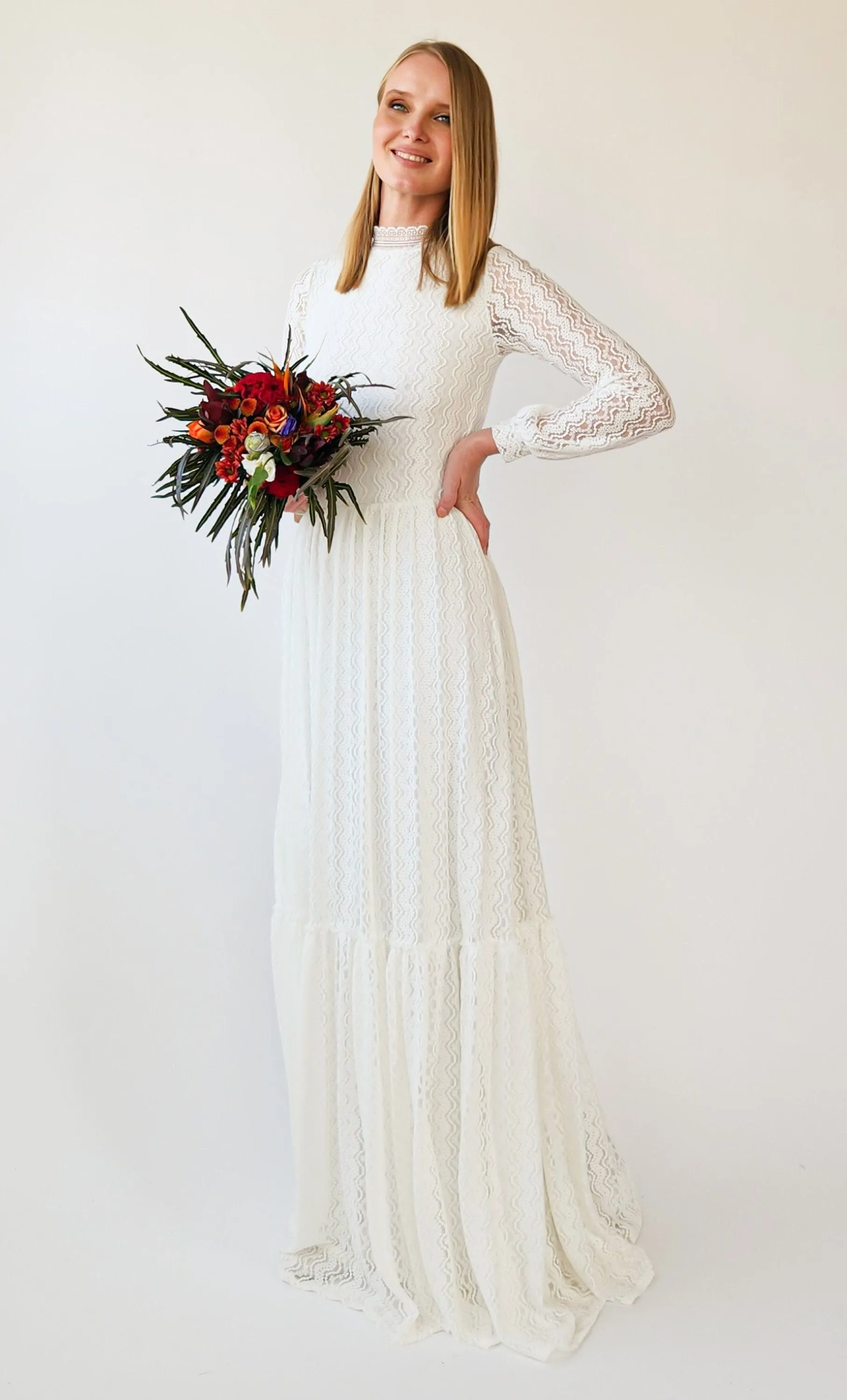 High neck Dress #1405