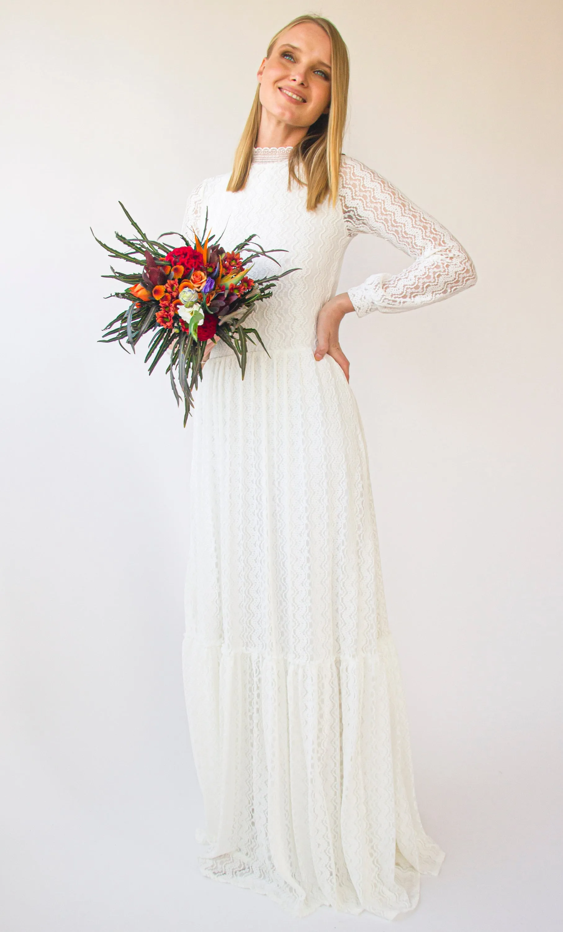 High neck Dress #1405
