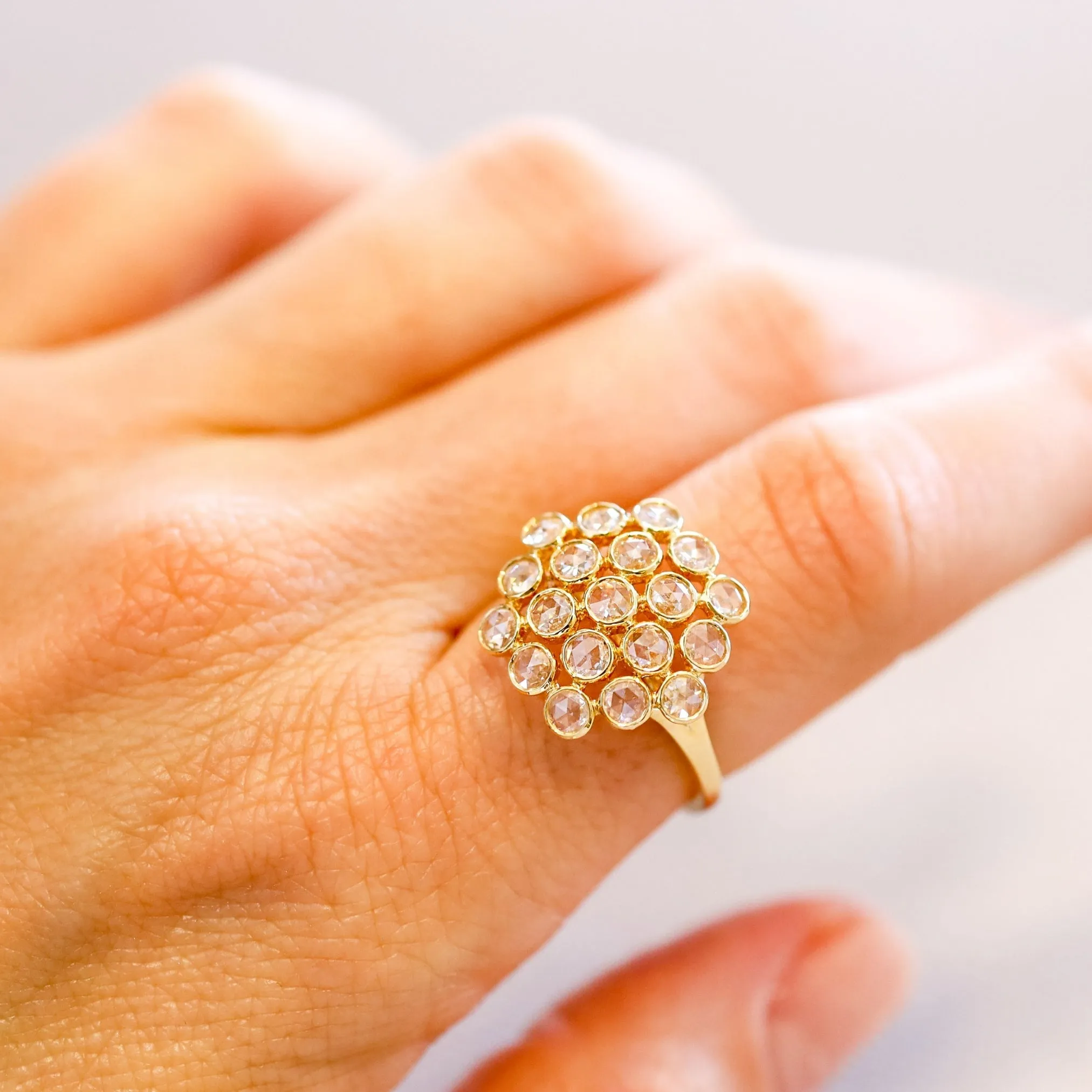Josephine White Diamond Cocktail Ring
