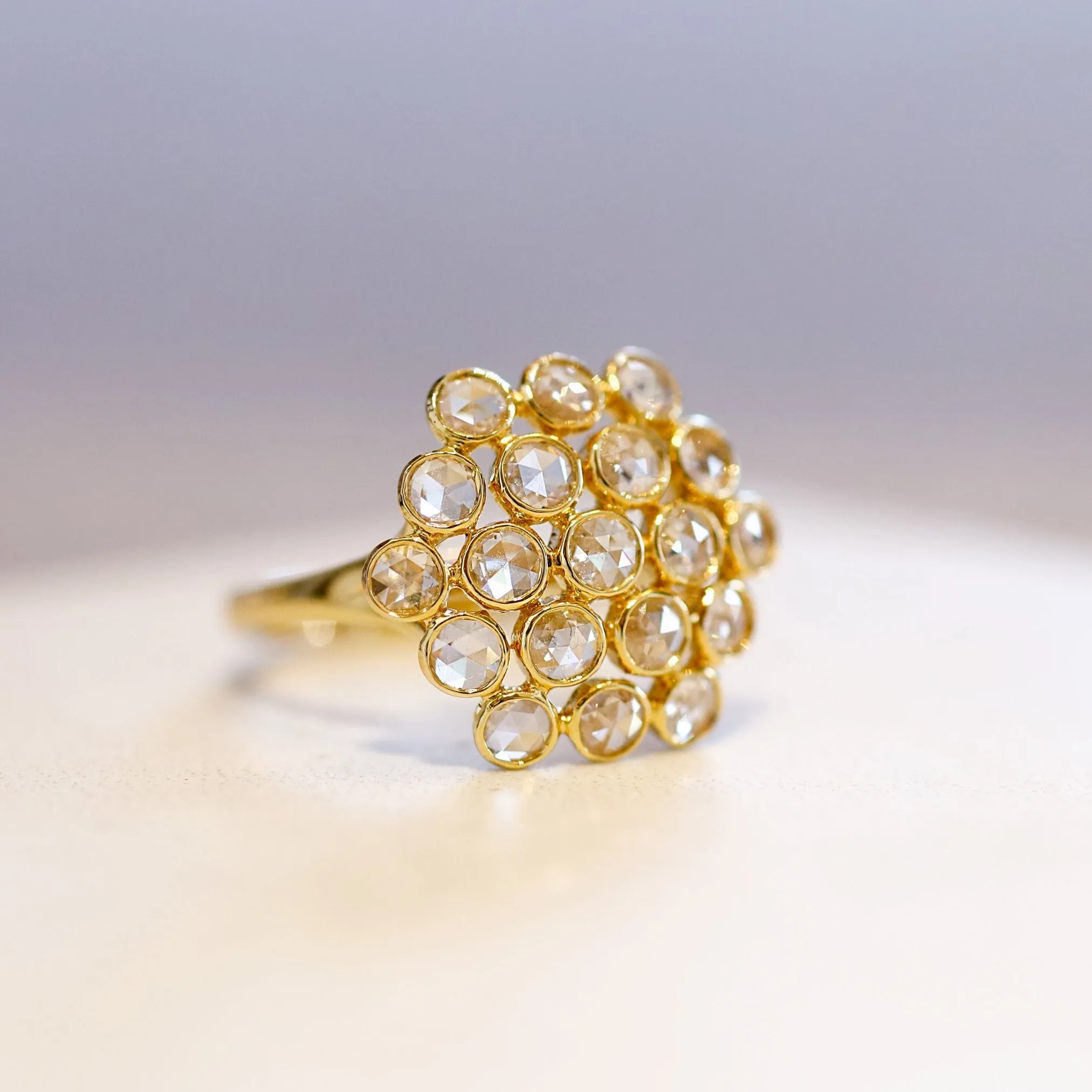 Josephine White Diamond Cocktail Ring