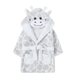 Kids Fleece Giraffe Dressing Gown