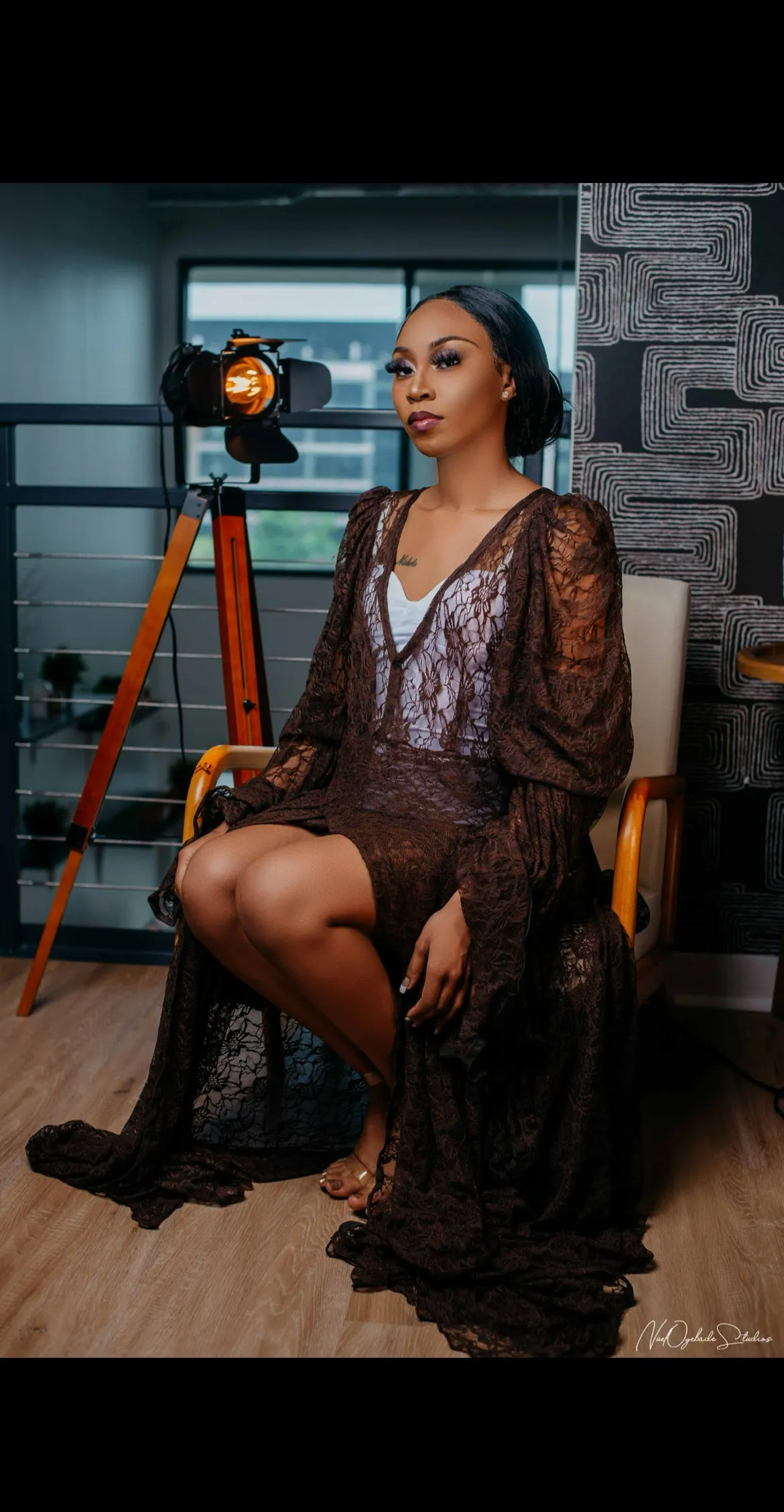 Kim Lace Robe