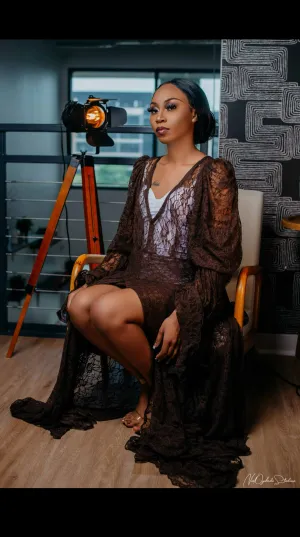 Kim Lace Robe