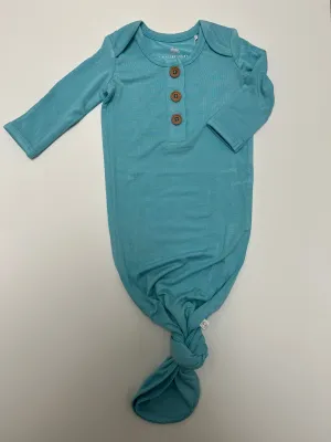 Knot Gown - Turquoise Blue