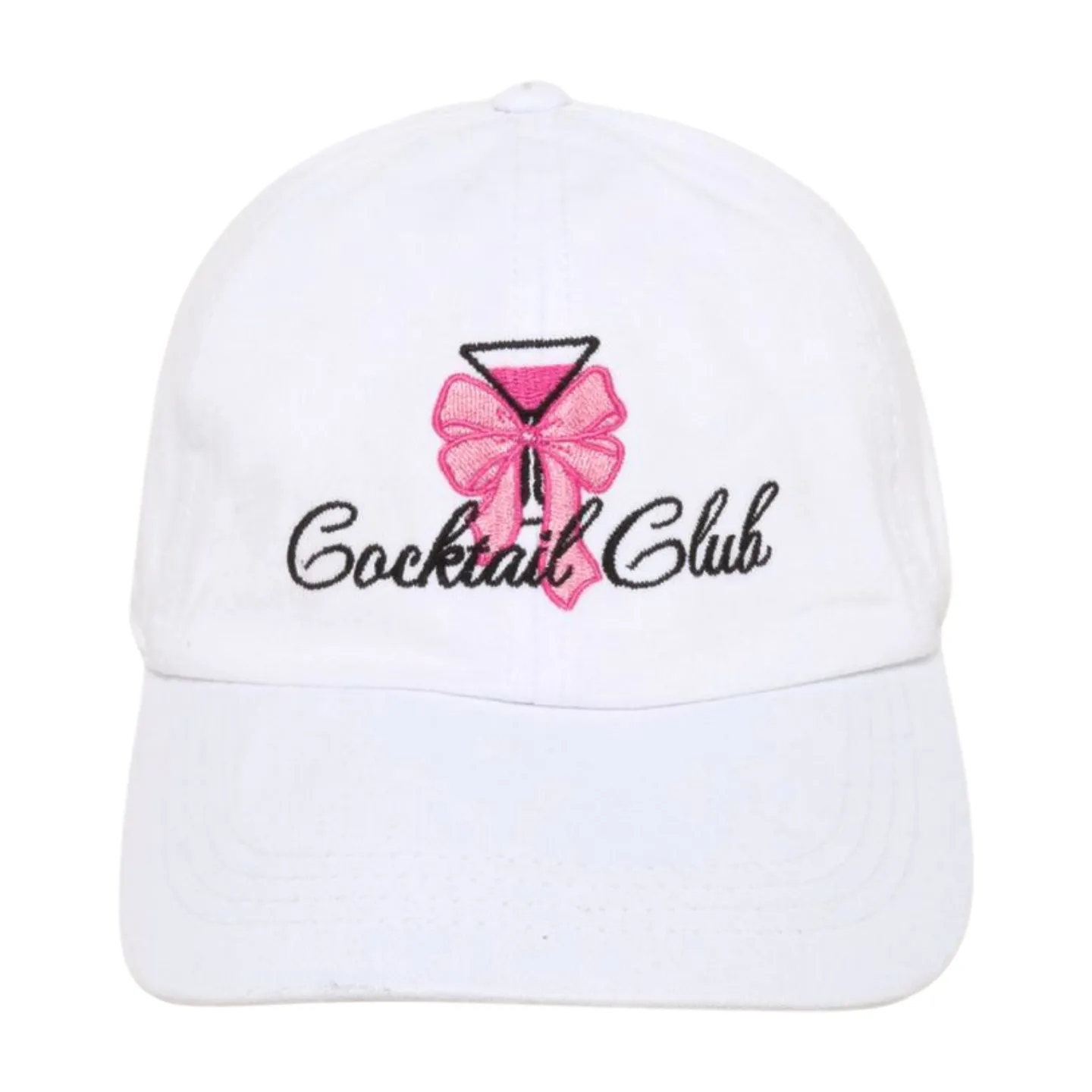 LCAP3628 - COCKTAIL CLUB EMBROIDERED BASEBALL CAP