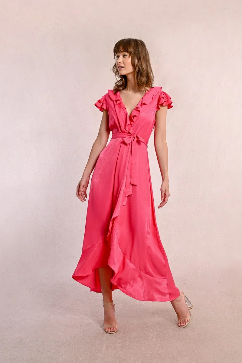 LONG ASYMMETRICAL DRESS