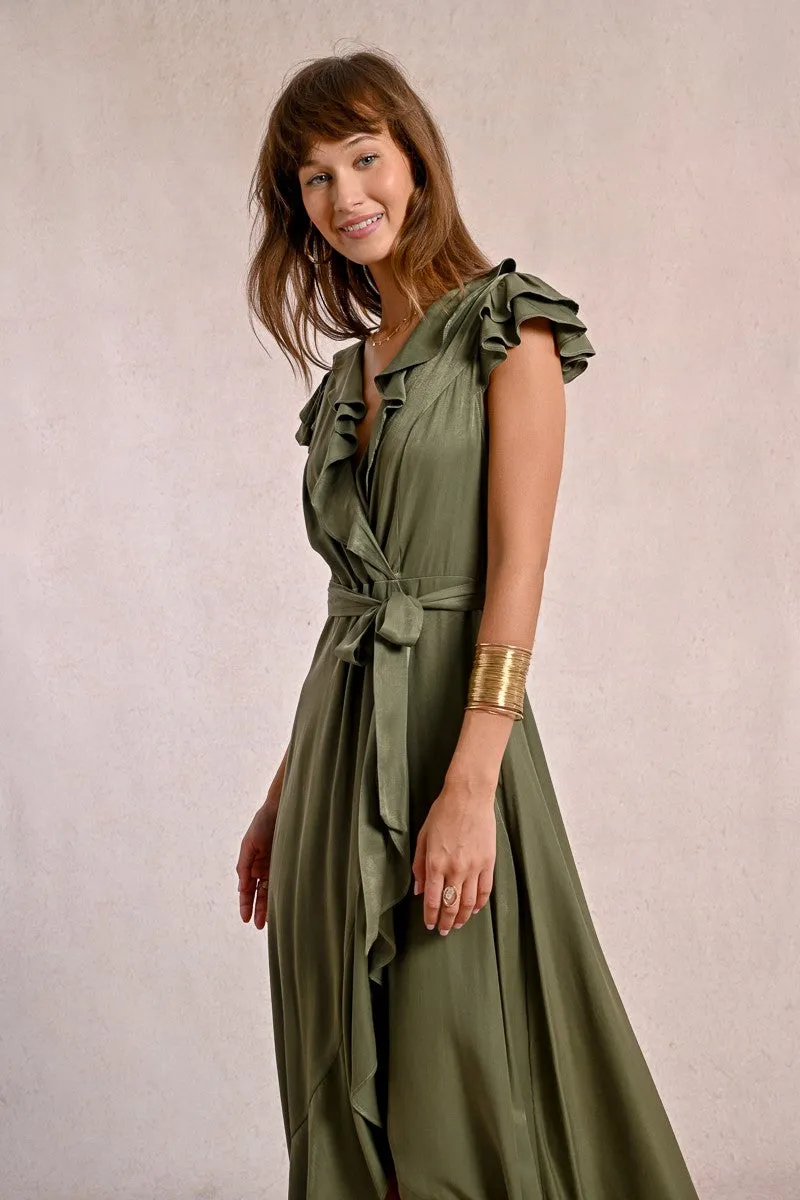LONG ASYMMETRICAL DRESS