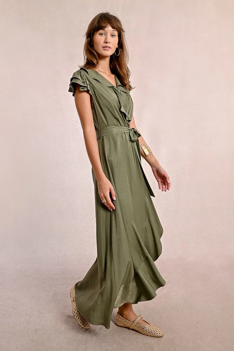 LONG ASYMMETRICAL DRESS