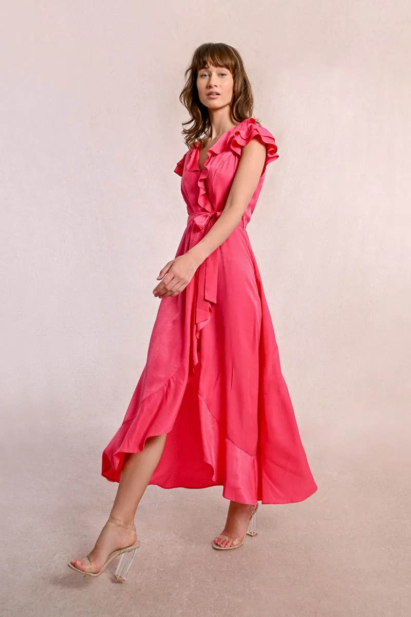 LONG ASYMMETRICAL DRESS