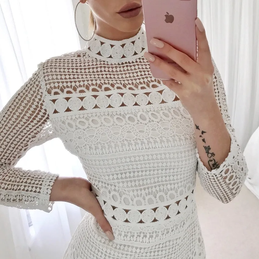 Long sleeve Cut out Dress