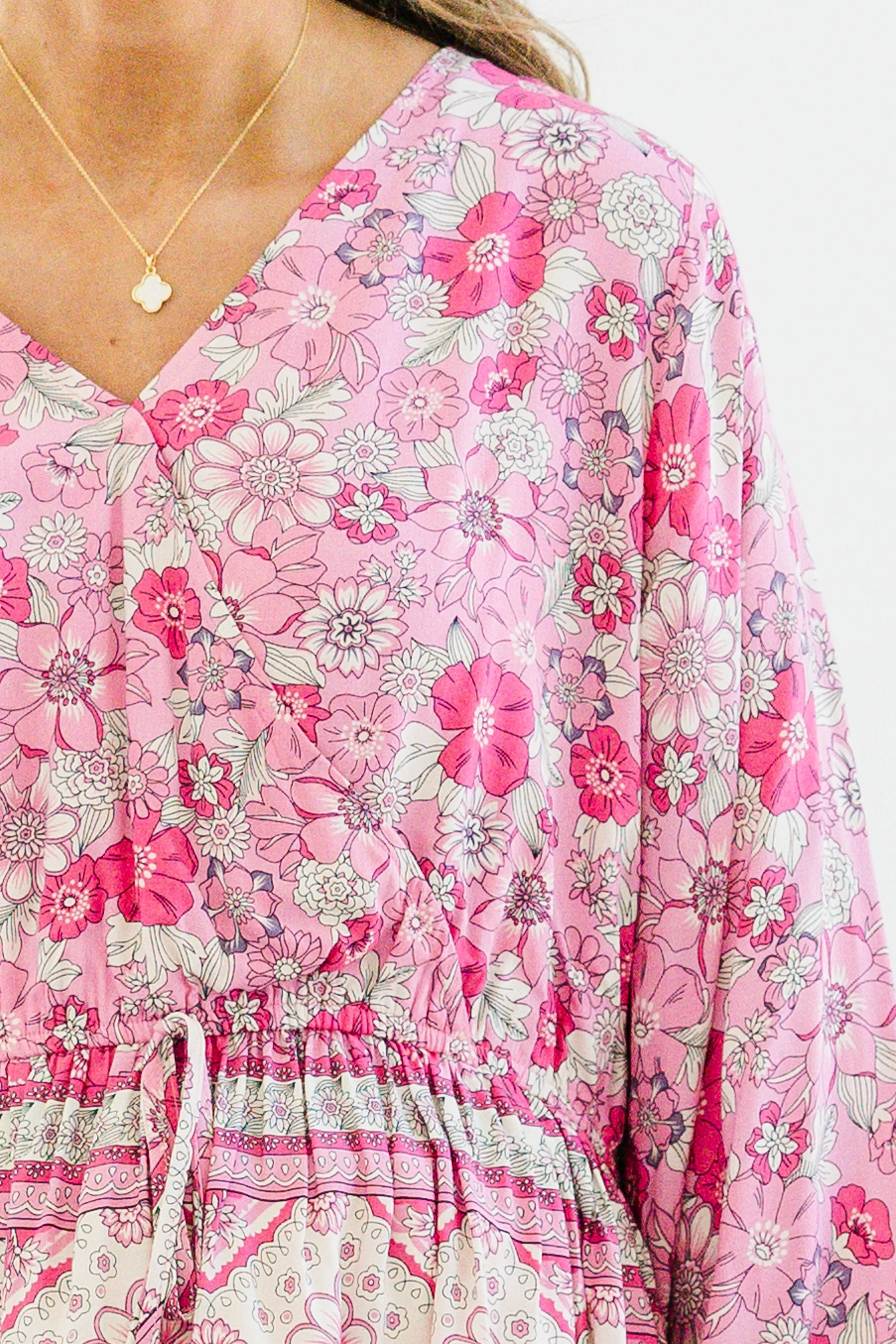 Looking Around For You Top, Pink
