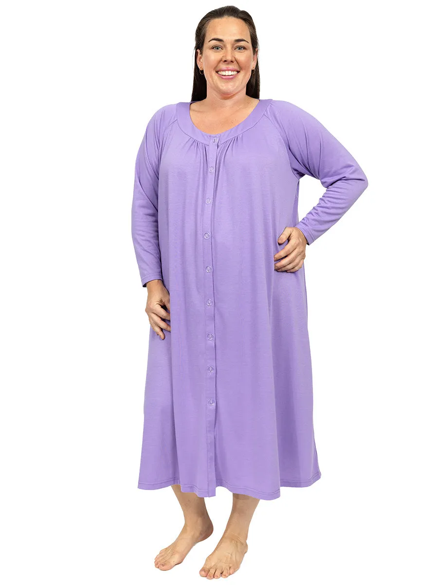 Lullaby Dressing Gown - Purple