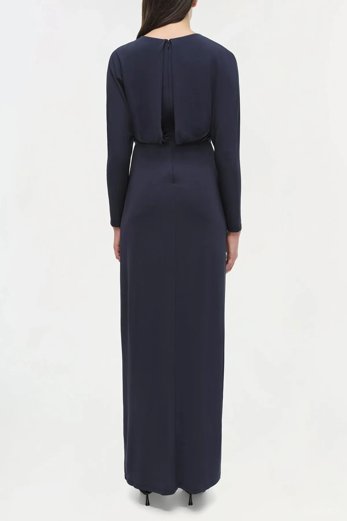 Maisie Long Sleeve Dress in Midnight